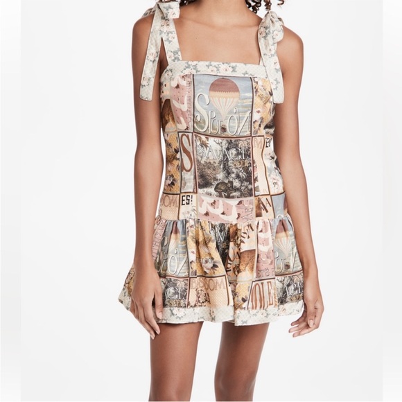 Agua Bendita print mini dress - Picture 2 of 3